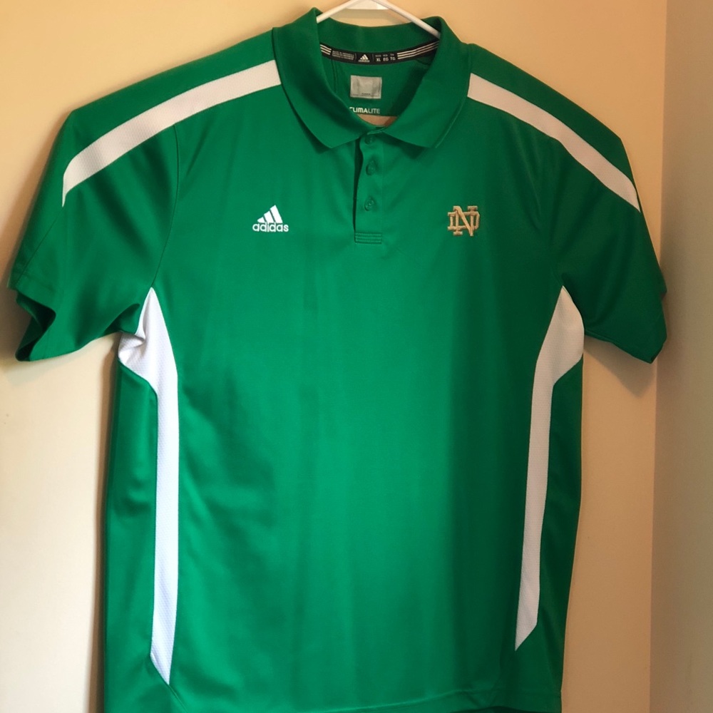 Adidas Notre Dame Men’s XL Polo Golf Shirt